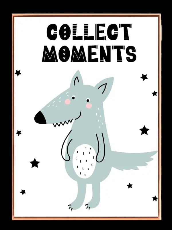 Playful Wolf Collect Moments Plakat