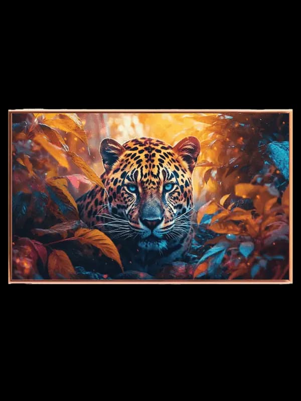 Curious Jungle Leopard Plakat