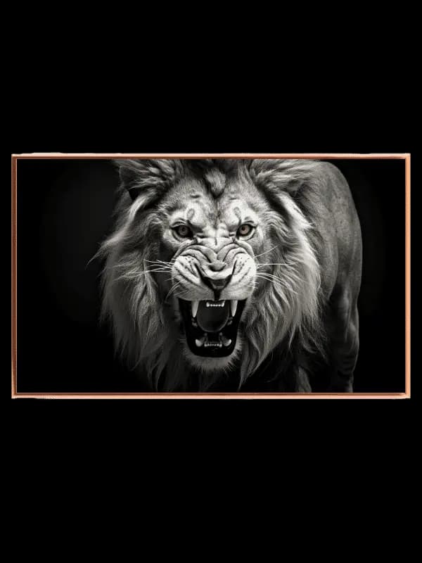 Fierce Brave Lion Plakat