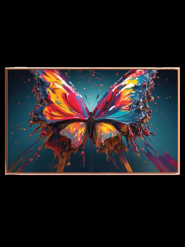 Vibrant Magical Butterfly Plakat