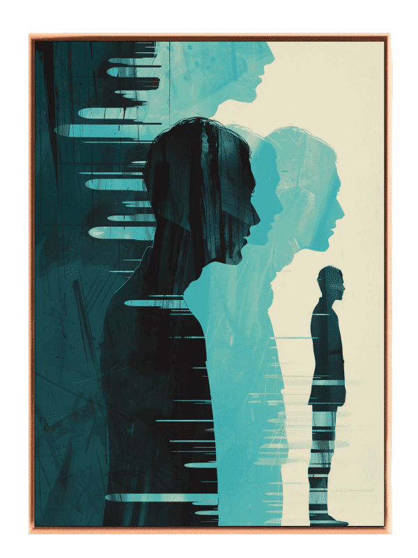 Echoed Silhouettes Plakat