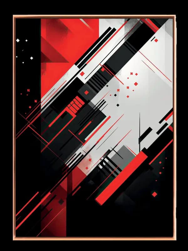 Crimson Vector Shift Plakat