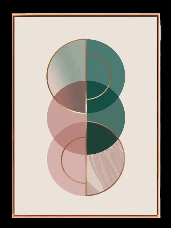 Divided Circle Harmony Plakat