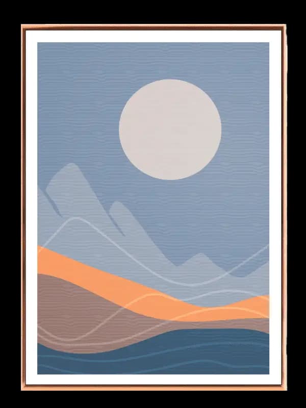 Silent Moon Horizon Plakat