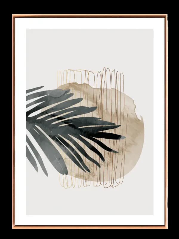 Palm Vein Harmony Plakat