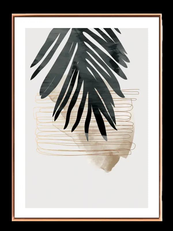 Emerald Palm Layers Plakat