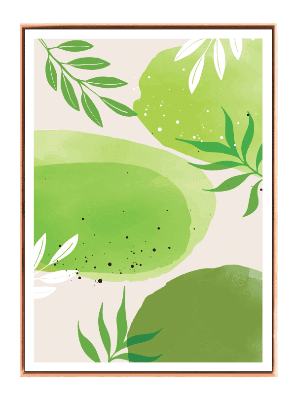 Lush Green Layers Plakat
