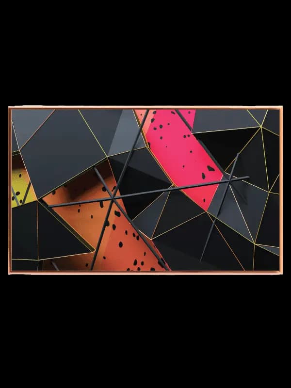 Fragmented Prism Layers Plakat