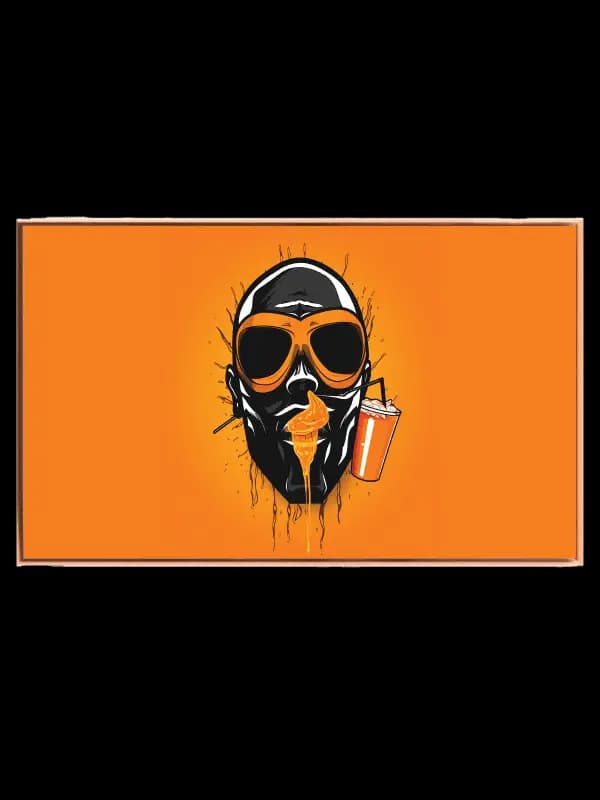 Bold Orange Expression Plakat