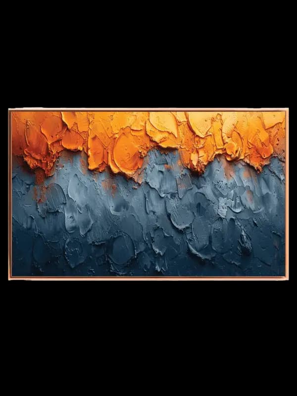 Molten Layers Texture Plakat