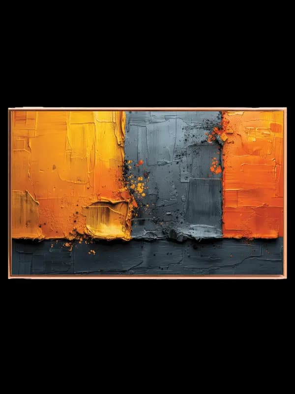 Amber Steel Layers Plakat