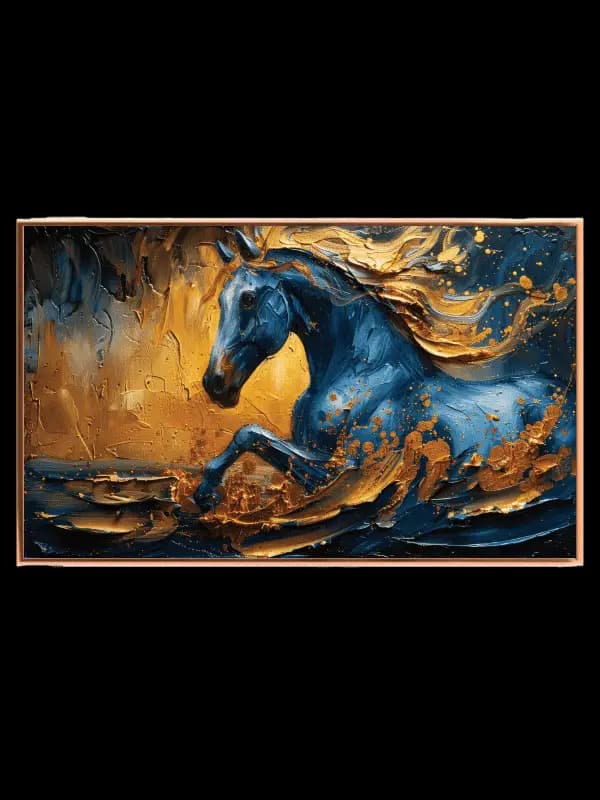 Golden Surge Stallion Plakat