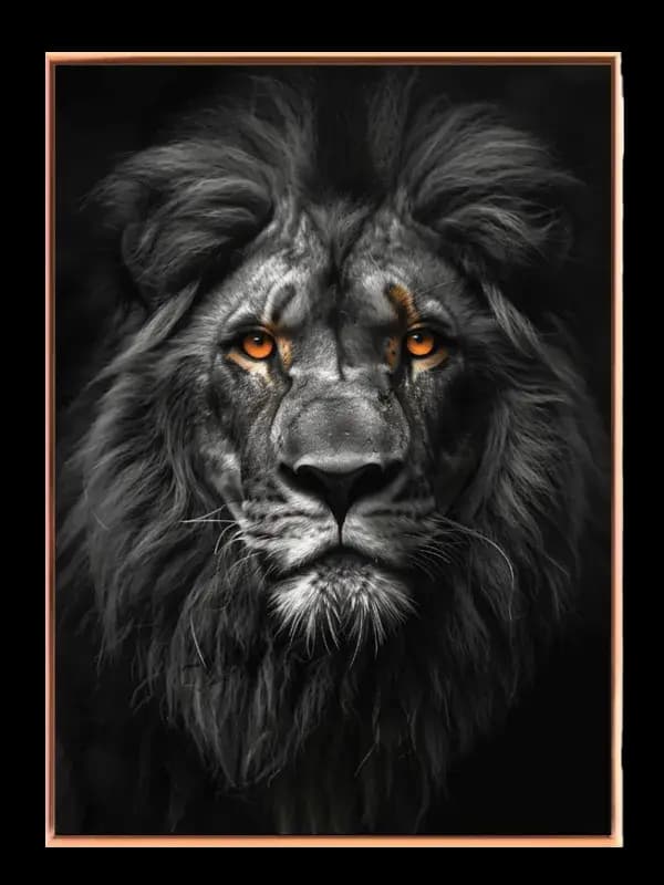 Lion Close Up Plakat