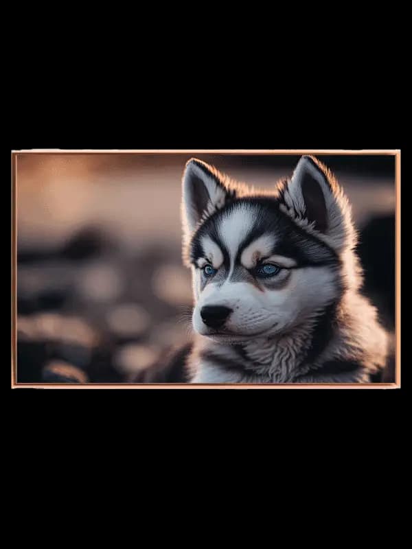 Siberian Husky Puppy Plakat