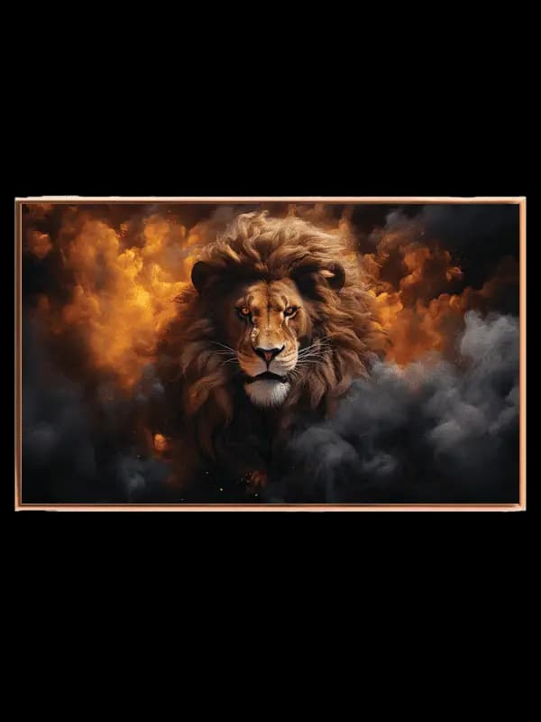 Lion In Plakat