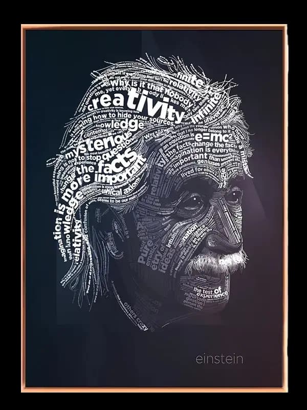 Tidløst Genius Typografi Kunst