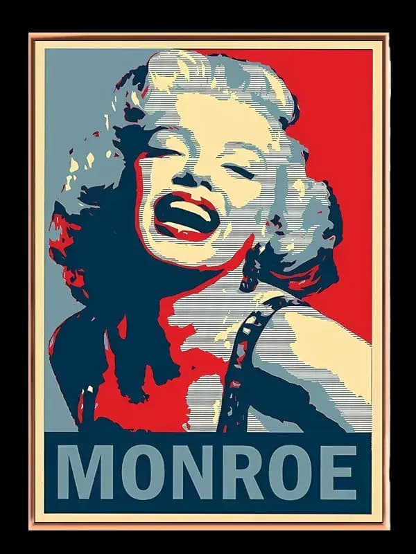 Ikonisk Marilyn Monroe Plakat