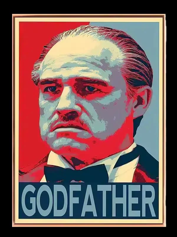 Ikonisk Godfather Portræt