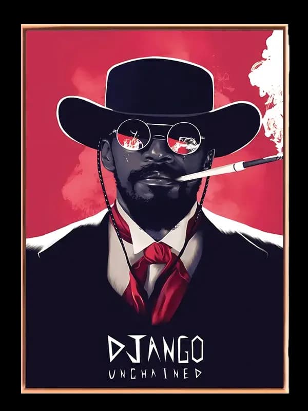 Django Uafrystet Portræt