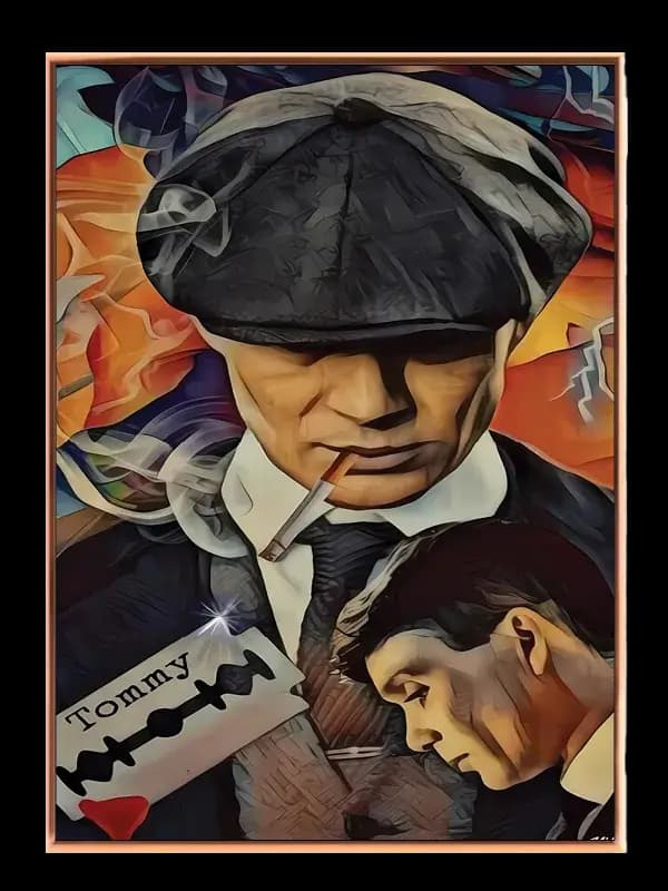 Peaky Blinders Ikonisk Portræt