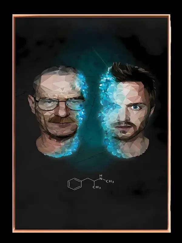 Ikonisk Breaking Bad Portræt