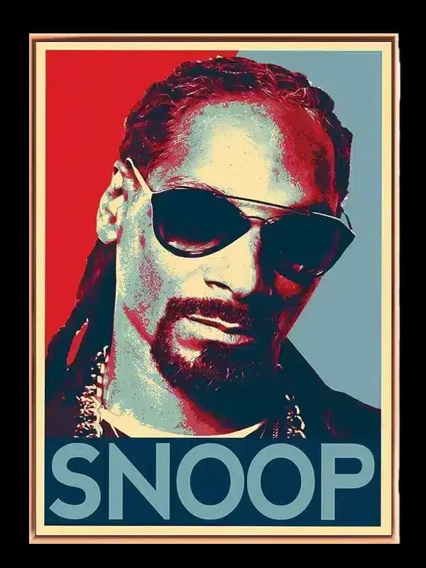Ikonisk Snoop Dogg Portræt