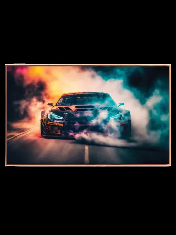 Racing I Røg Plakat