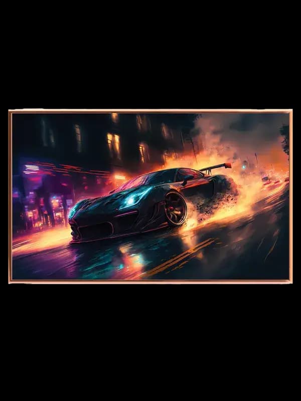 Racer I Natten Plakat