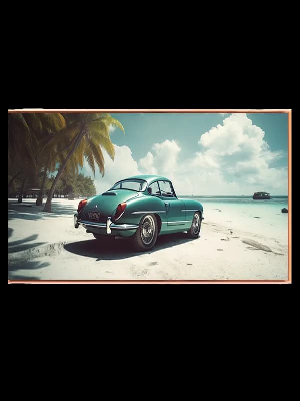 Klassisk Vintage Coupé Bil