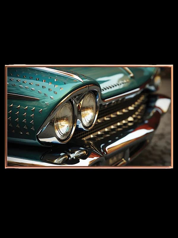 Klassisk Vintage Bil Front
