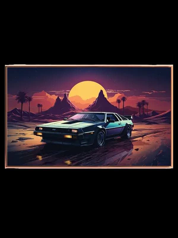 Klassisk Bilkunst Plakat