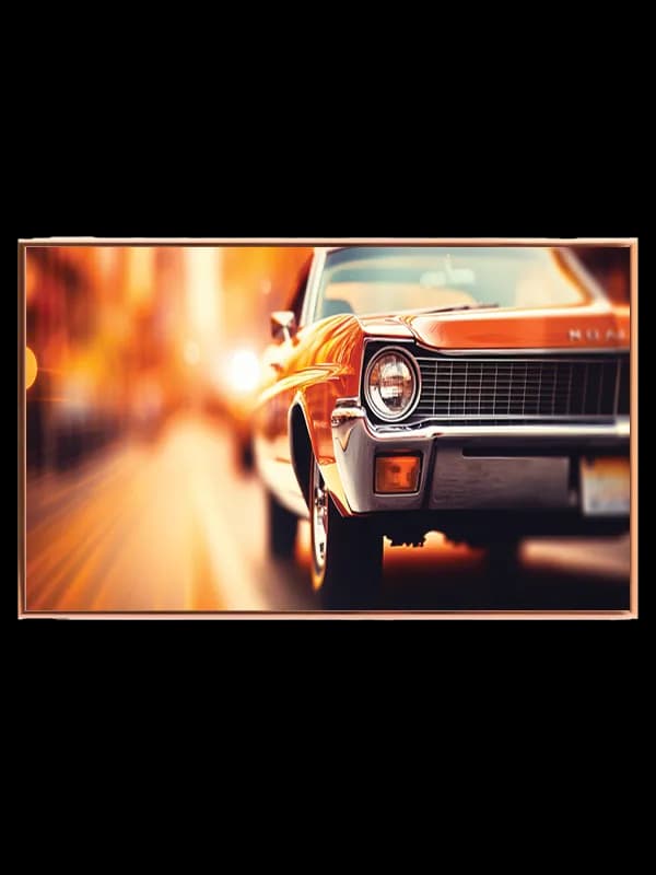 Vintage Klassisk Bil Plakat