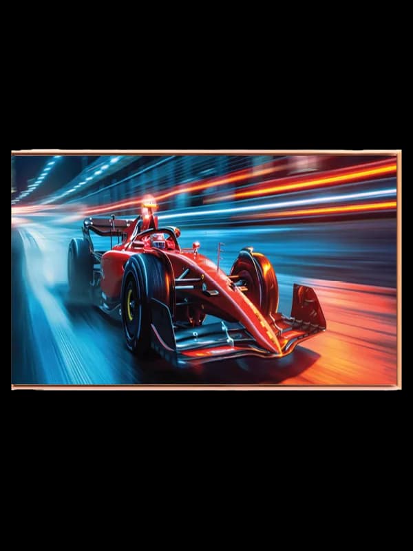Rød Formel Racing Hastighed