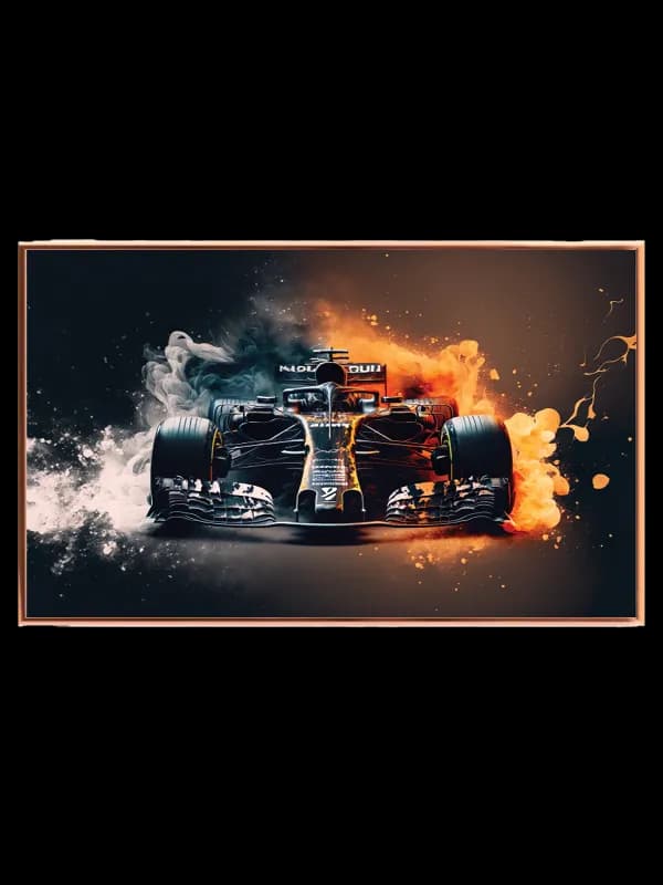 Dynamisk Formel 1 Kunst