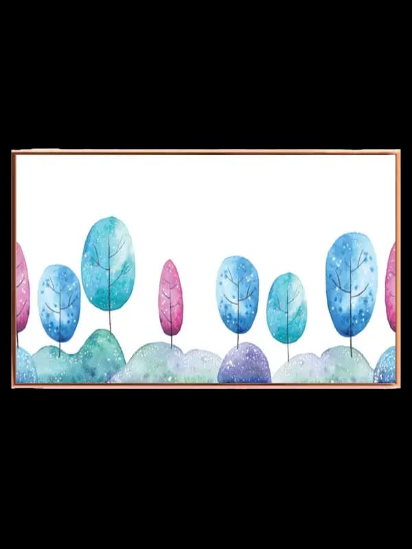 Dreamy Magical Forest Trees Plakat