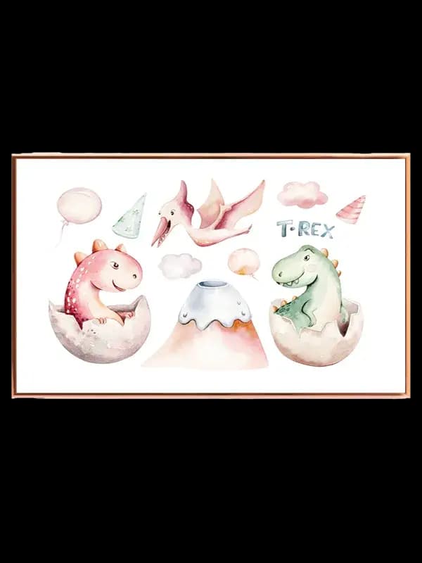 Gentle Baby Dinosaur Friends Plakat