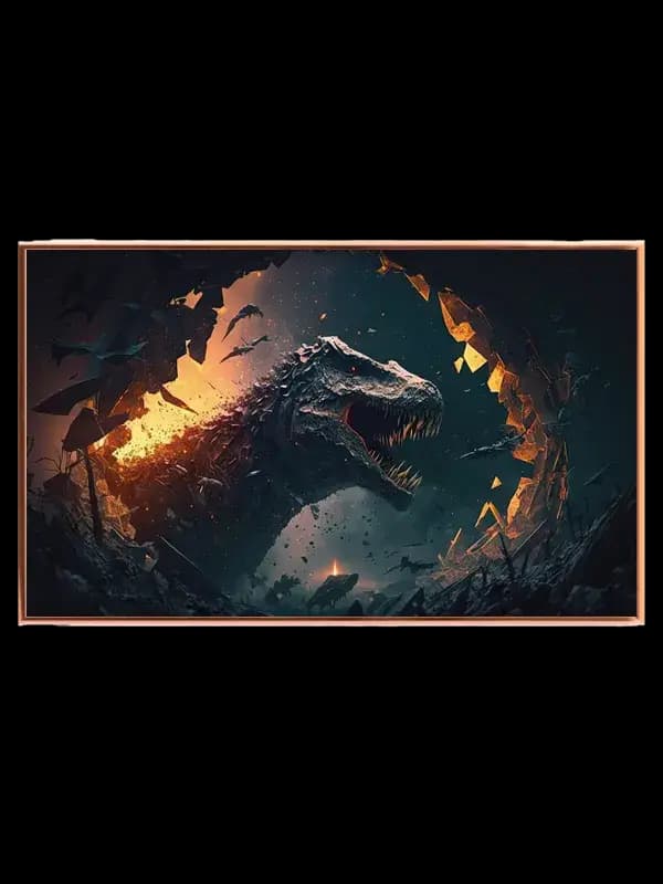 Epic Fierce Tyrannosaurus Plakat