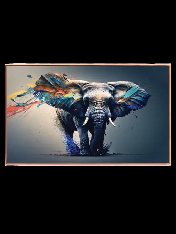 Magical Elephant In Color Splash Plakat
