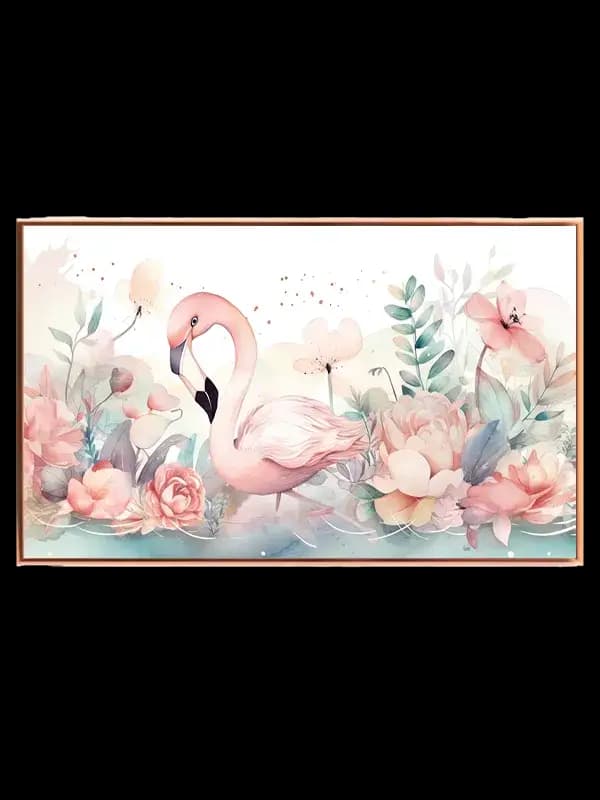 Gentle Flamingo Dreamscape Plakat