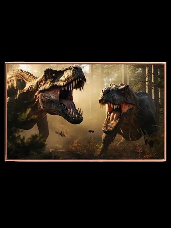 Fierce T Rex Adventure Plakat