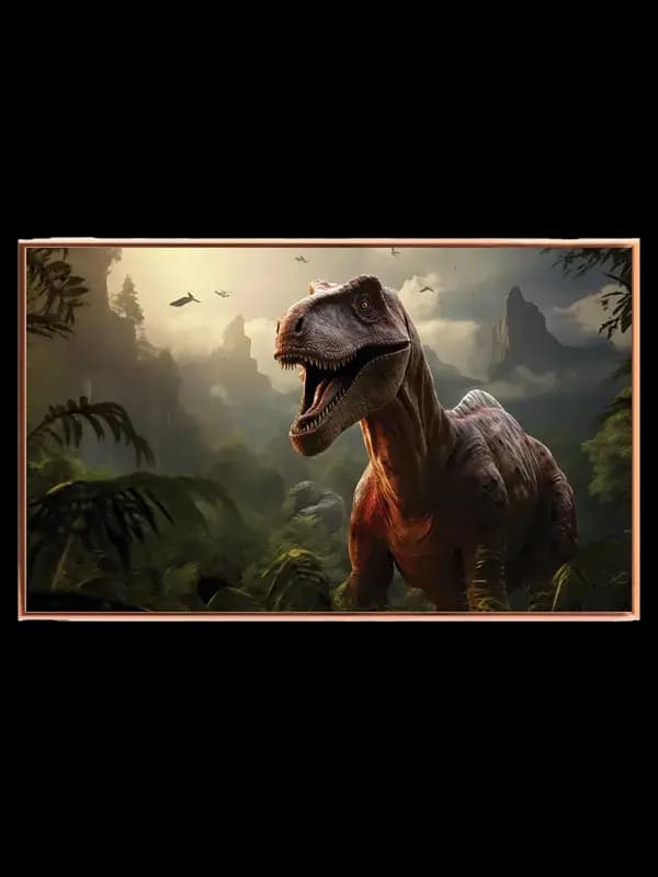 Majestic Tyrannosaurus Adventure Plakat