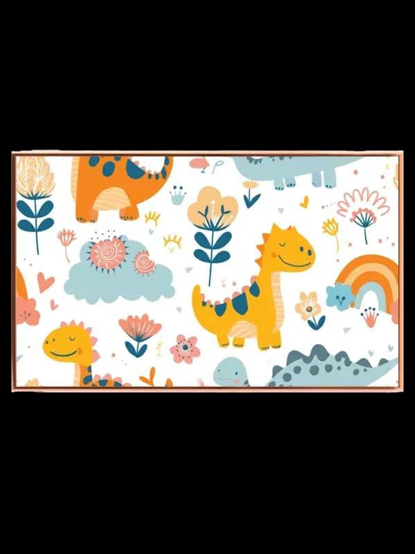 Happy Little Dinosaur Friends Plakat