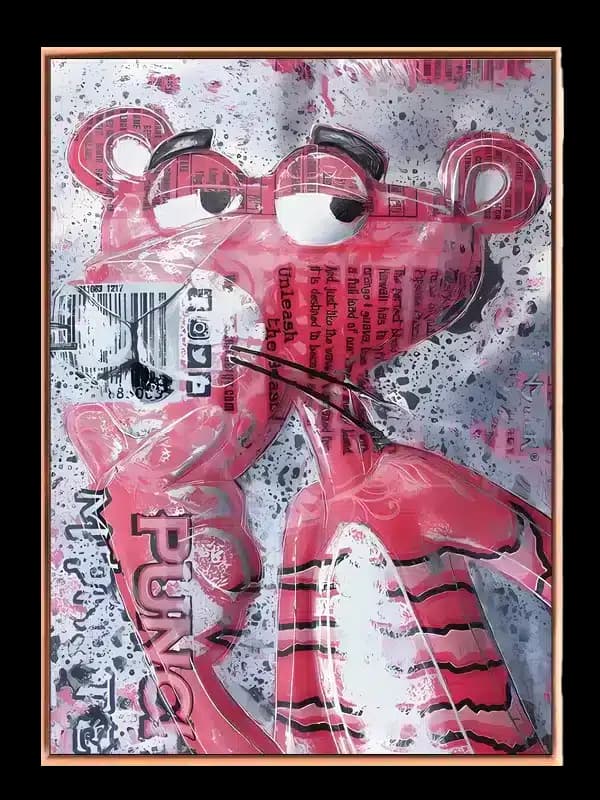 Pink Panther Street Art