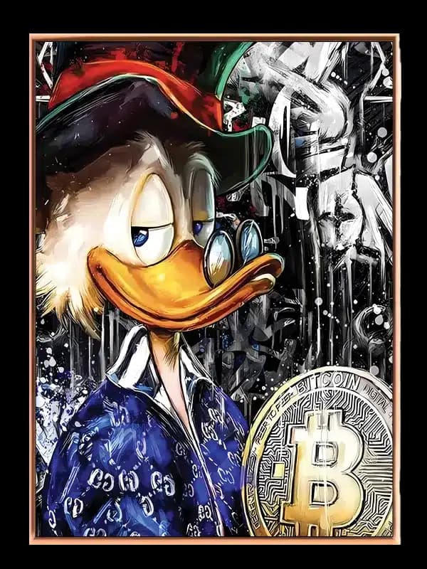 Ande med Bitcoin Mønt