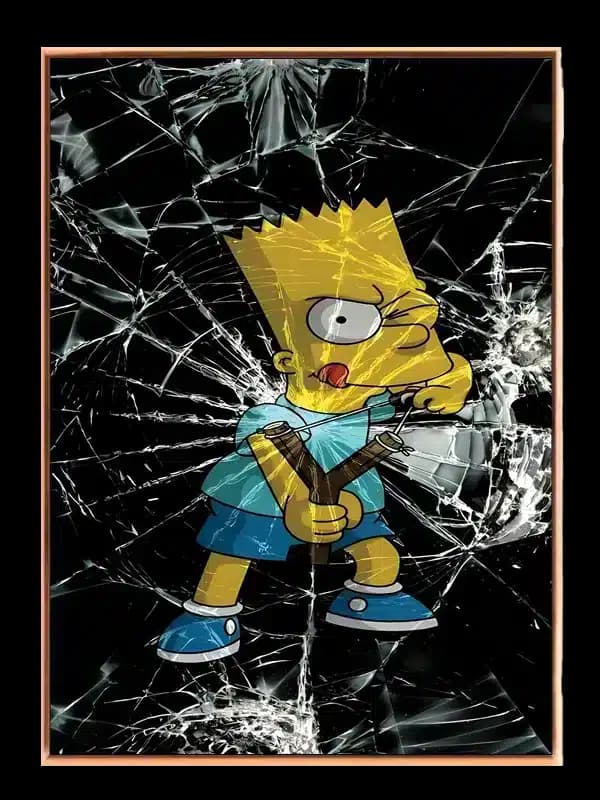 Bart med Slangebøsse og Glas