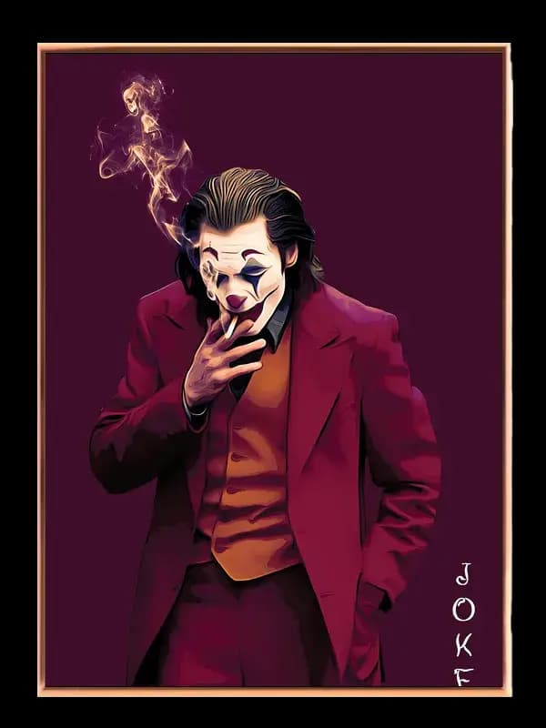 Joker med Cigaret Røg