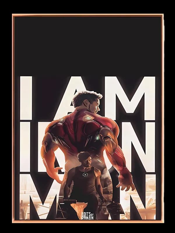 I Am Iron Man Silhuet
