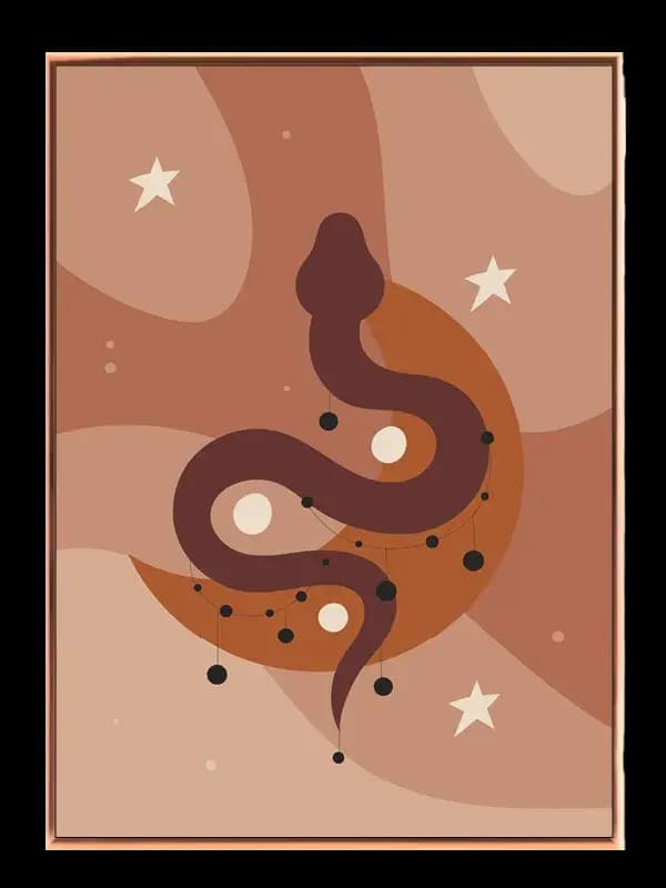 Celestial Serpent Orbit Plakat