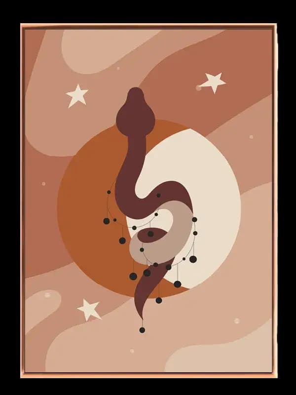 Celestial Orbit Form Plakat