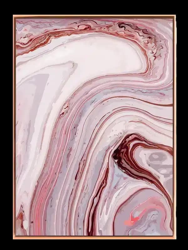 Crimson Veins Flow Plakat
